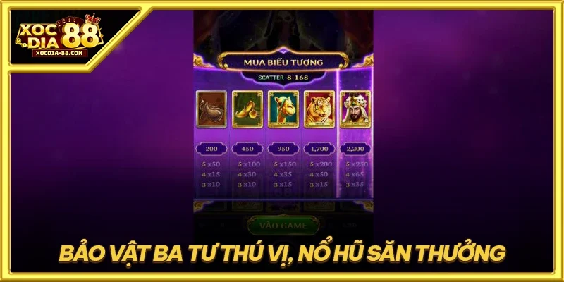 Bảo vật Ba Tư thú vị, nổ hũ săn thưởng