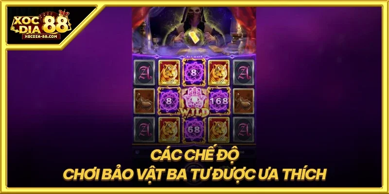 Các chế độ chơi Bảo vật Ba Tư được ưa thích