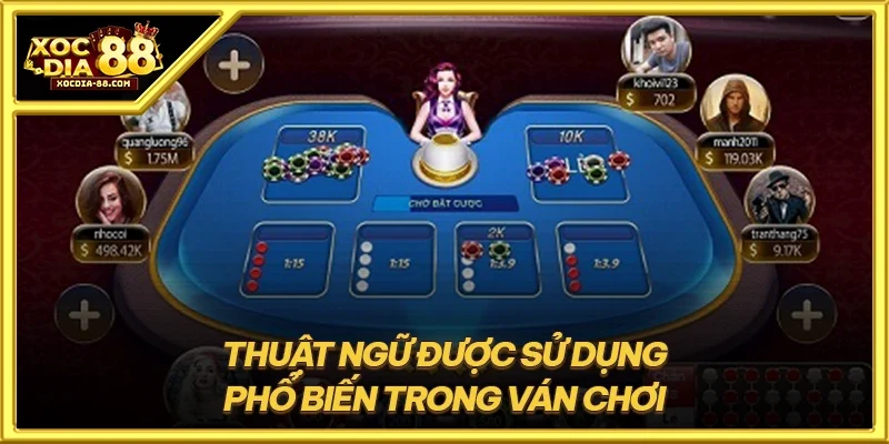 Thuật ngữ được sử dụng phổ biến trong ván chơi